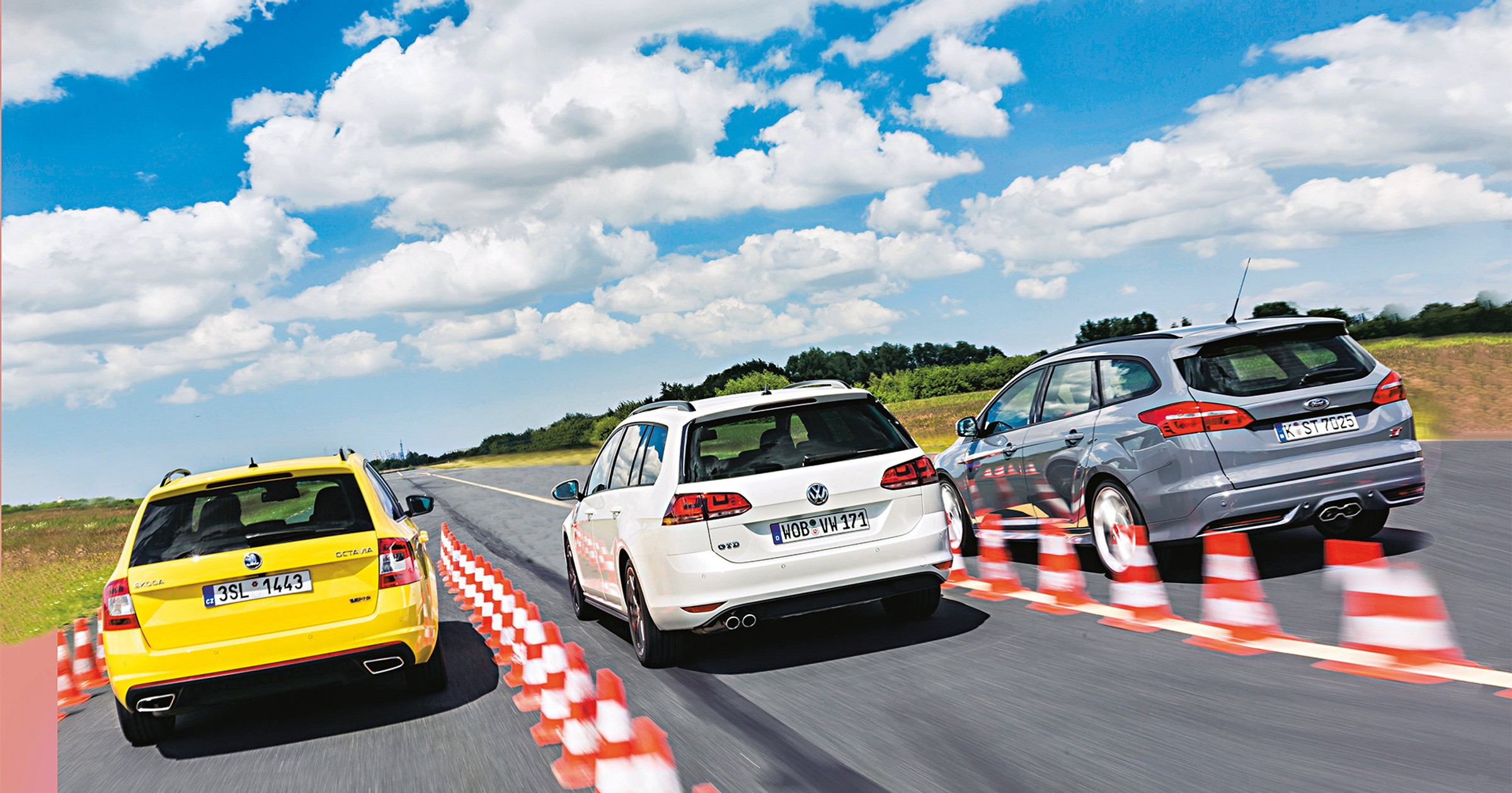 Porównanie: Ford Focus ST kontra Skoda Octavia RS i VW Golf GTD