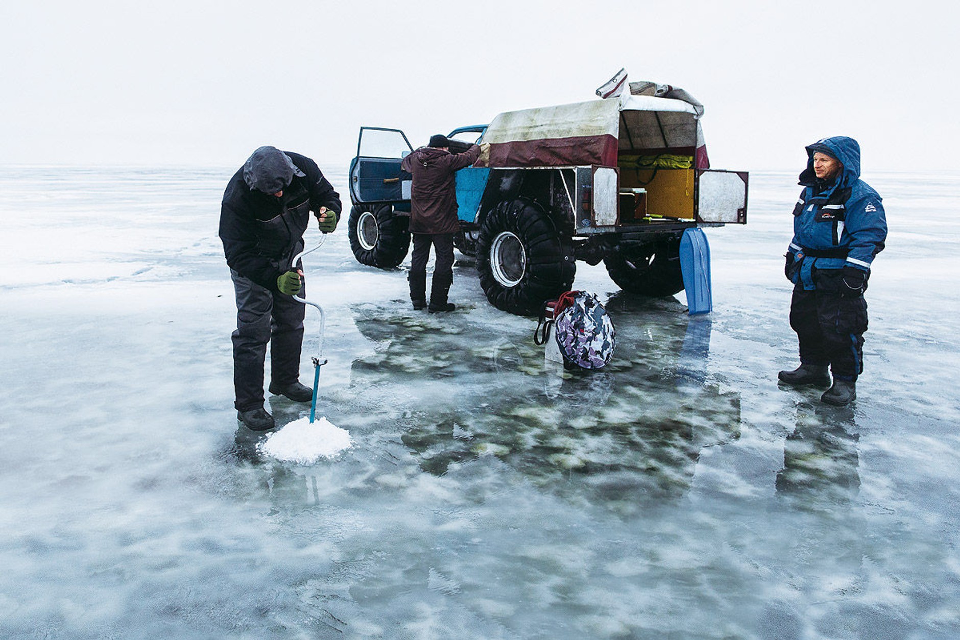 Monster trucki rybaków z Estonii