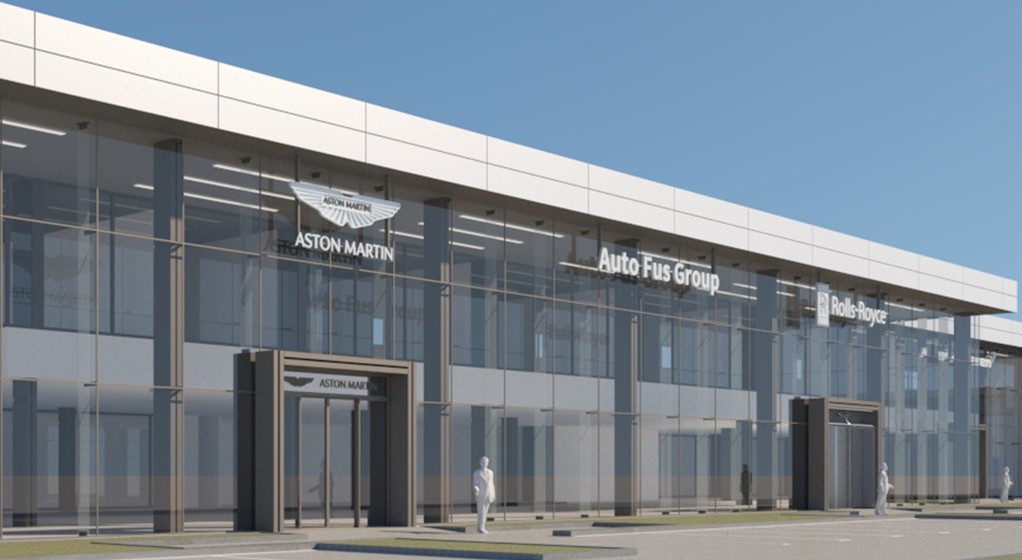 Budowa salonów marek Rolls-Royce, McLaren i Aston Martin w Warszawie