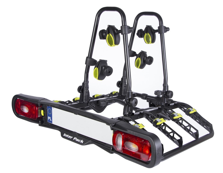 Bagażnik rowerowy na hak InterPack Quattro – na cztery rowery, cena ok. 1650 zł