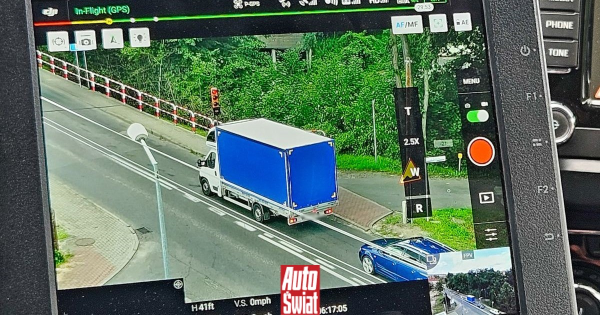 Kontrole z powietrza wciąż zaskakują kierowców. Dostawali 15 punktów karnych [WIDEO]