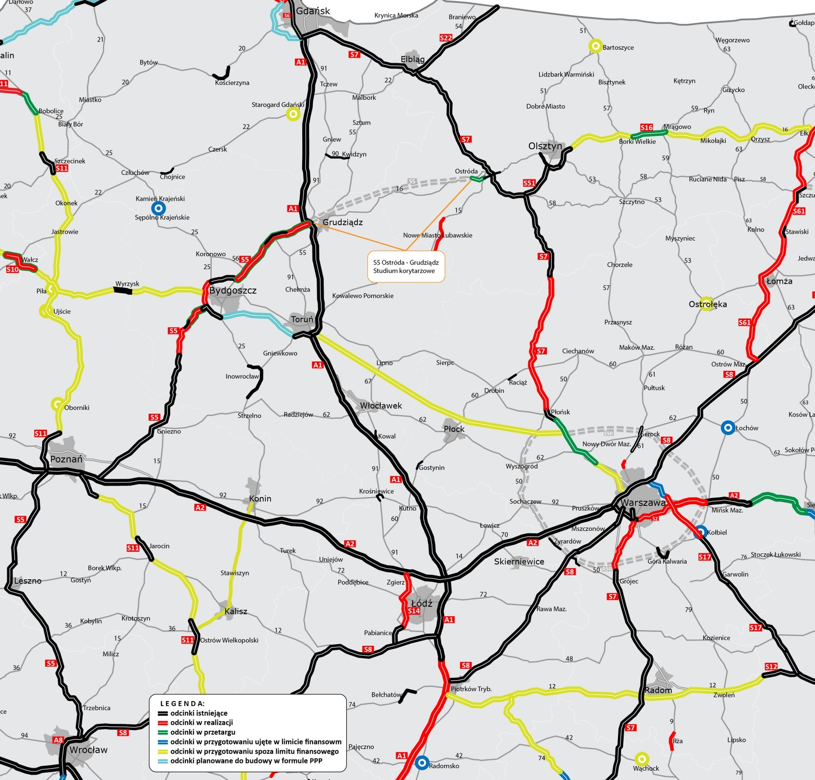 S5 Ostróda - Grudziądz