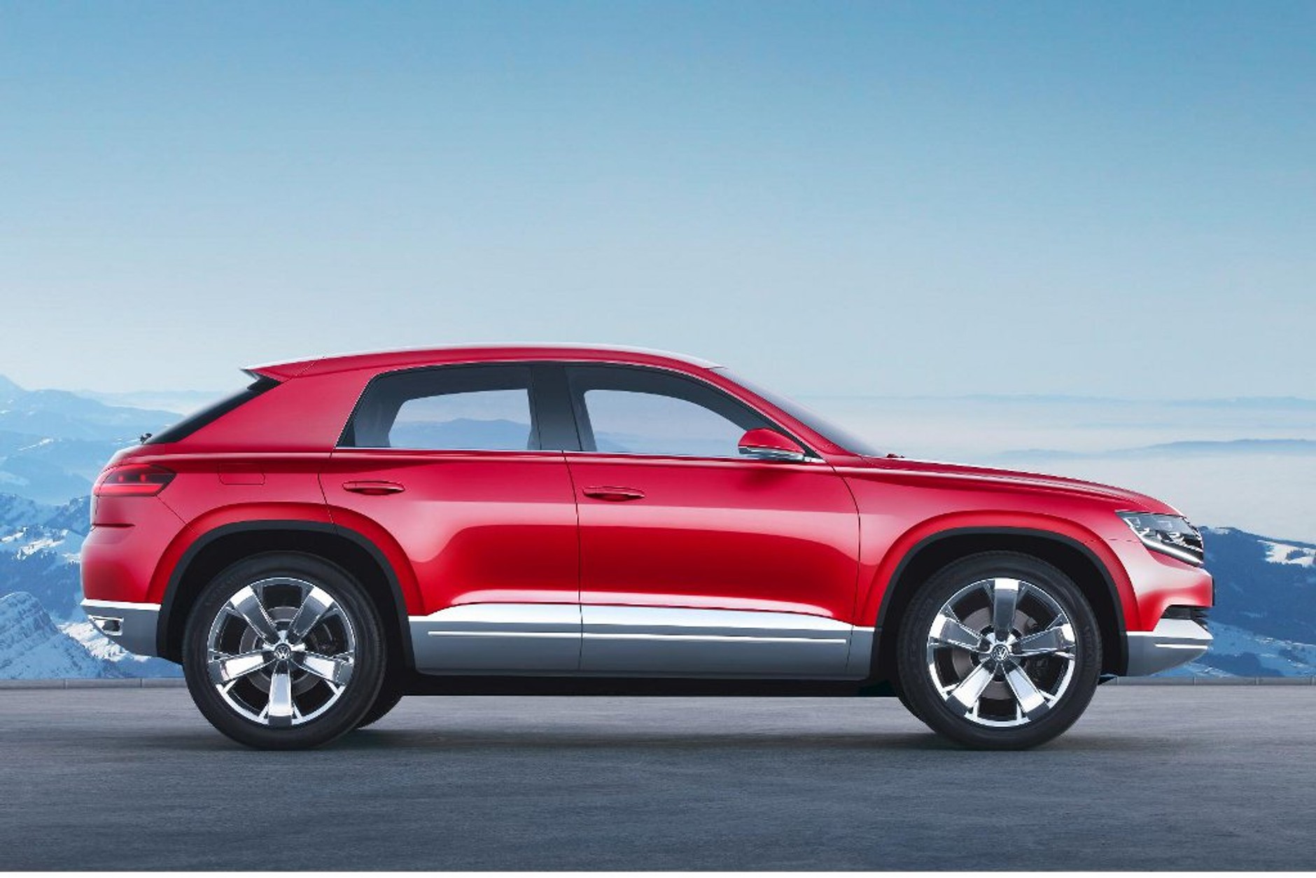 VW Cross Coupe Concept jako hybryda TDI