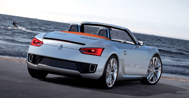 Detroit 2009: Volkswagen Concept BlueSport – mały roadster z dieslem przed tylną osią