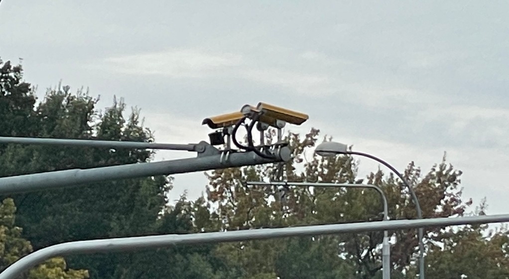 Kamery na skrzyżowaniu w Jabłonnie