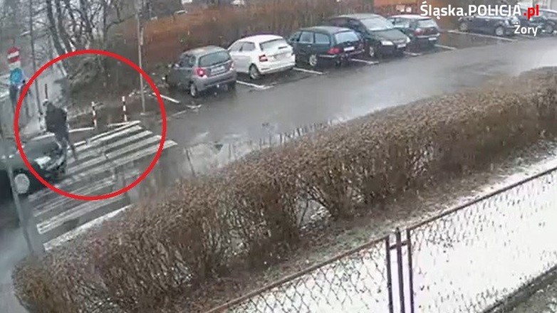 Potrącenie pieszego na oznakowanym przejściu dla pieszych