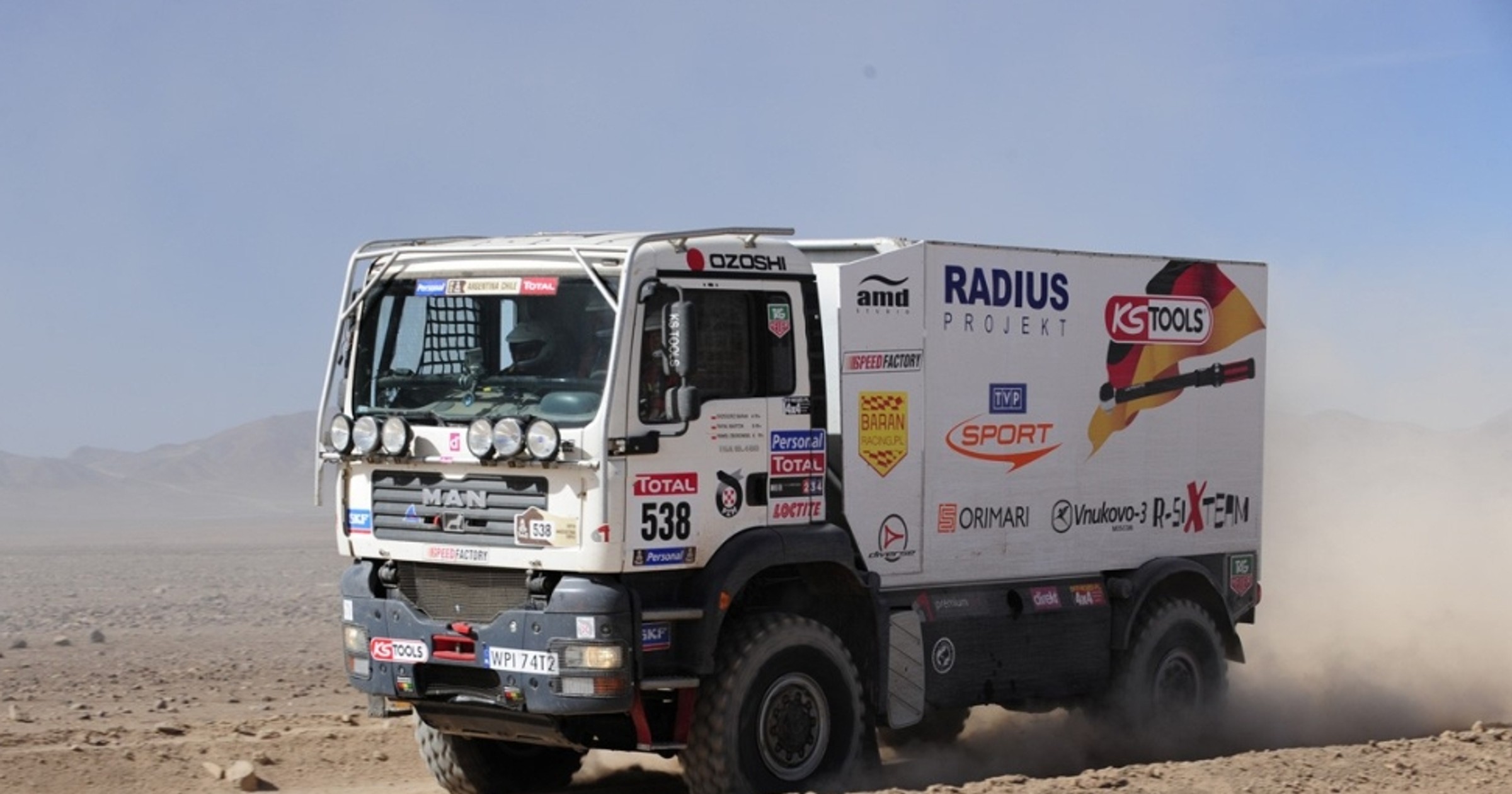 Rajd Dakar 2010 - Kłopoty załogi MAN-a