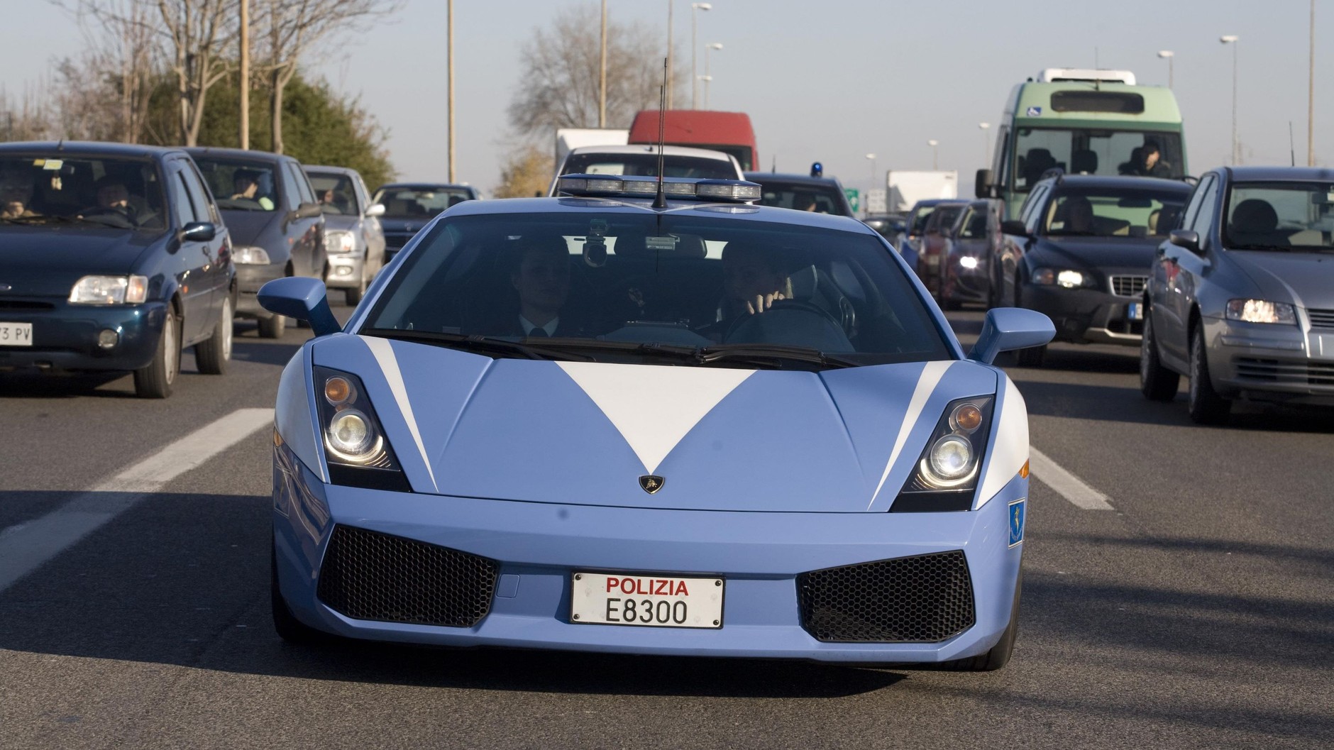 Policyjne Lamborghini Gallardo