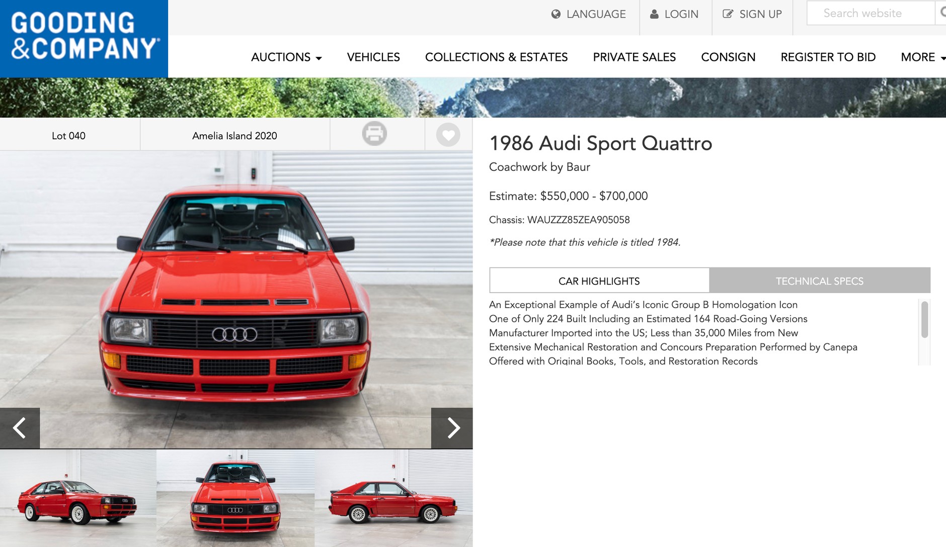 Audi Sport quattro