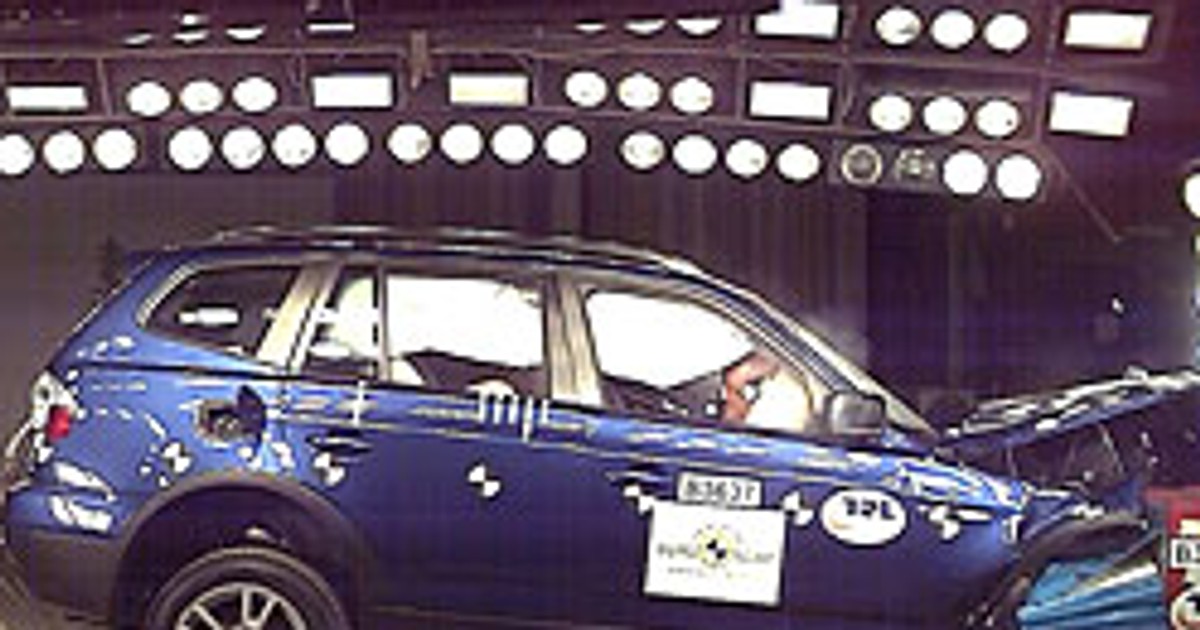 Euro NCAP: BMW X3 z czterema gwiazdkami