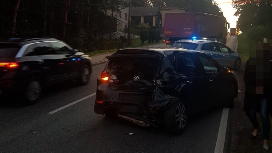 Jedna kolizja mu nie wystarczyła, więc... spowodował kolejną