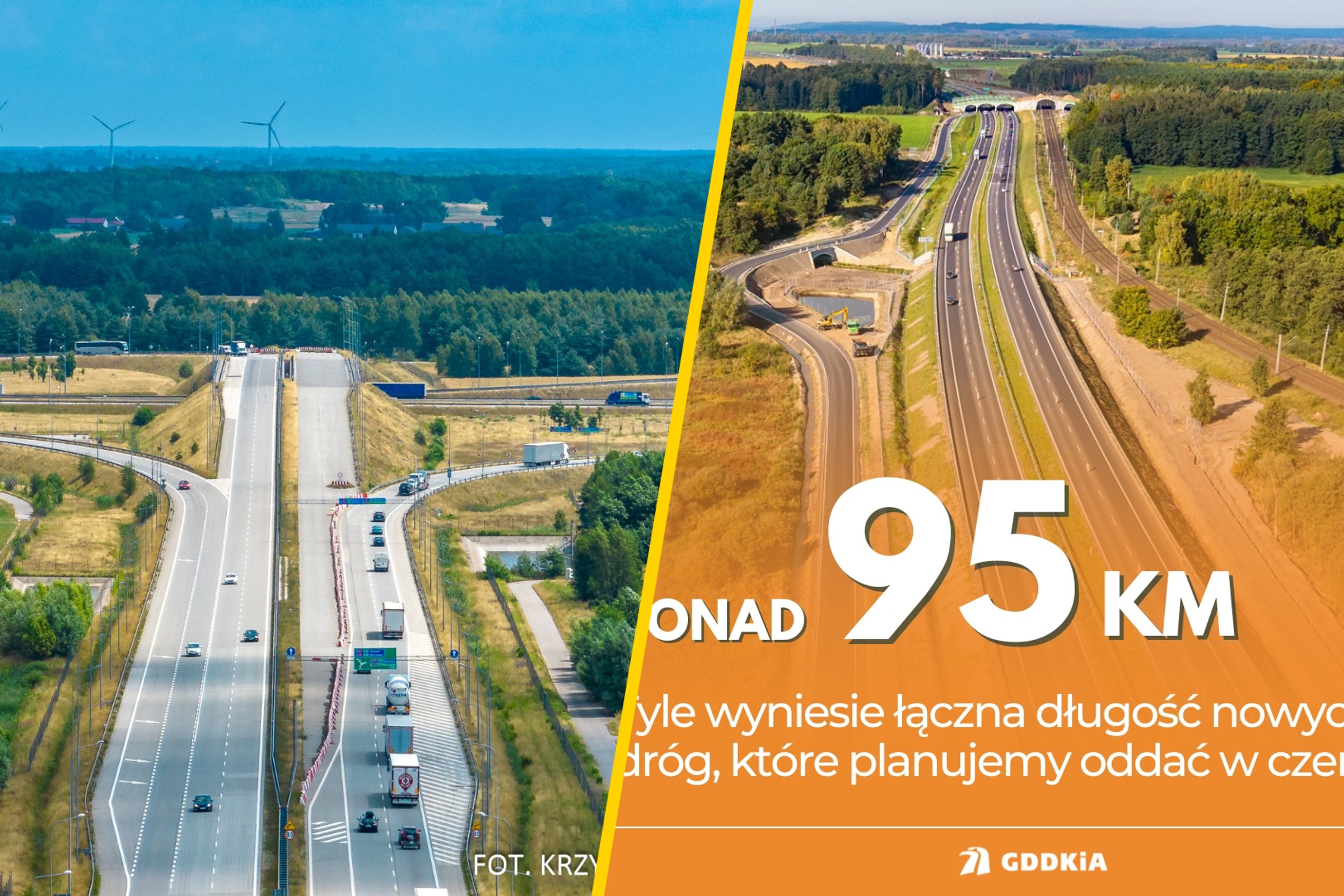 W czerwcu GDDKiA chce oddać 95 km nowych dróg. Na liście autostrada i ekspresówka