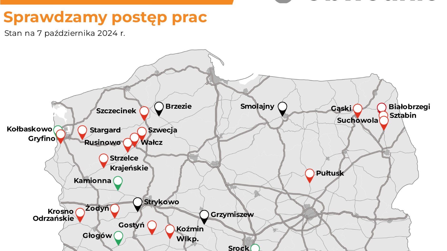 Program 100 obwodnic stan na październik 2024