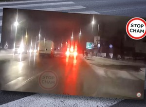 Szybkie Audi RS6 i o krok od tragedii. Piesi musieli odskakiwać