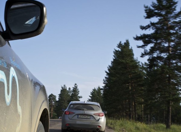 Mazda 3 na Syberii – pierwszy poważniejszy incydent