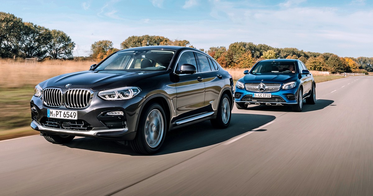 BMW X4 xDrive 20d kontra Mercedes GLC 250 d 4Matic Coupe