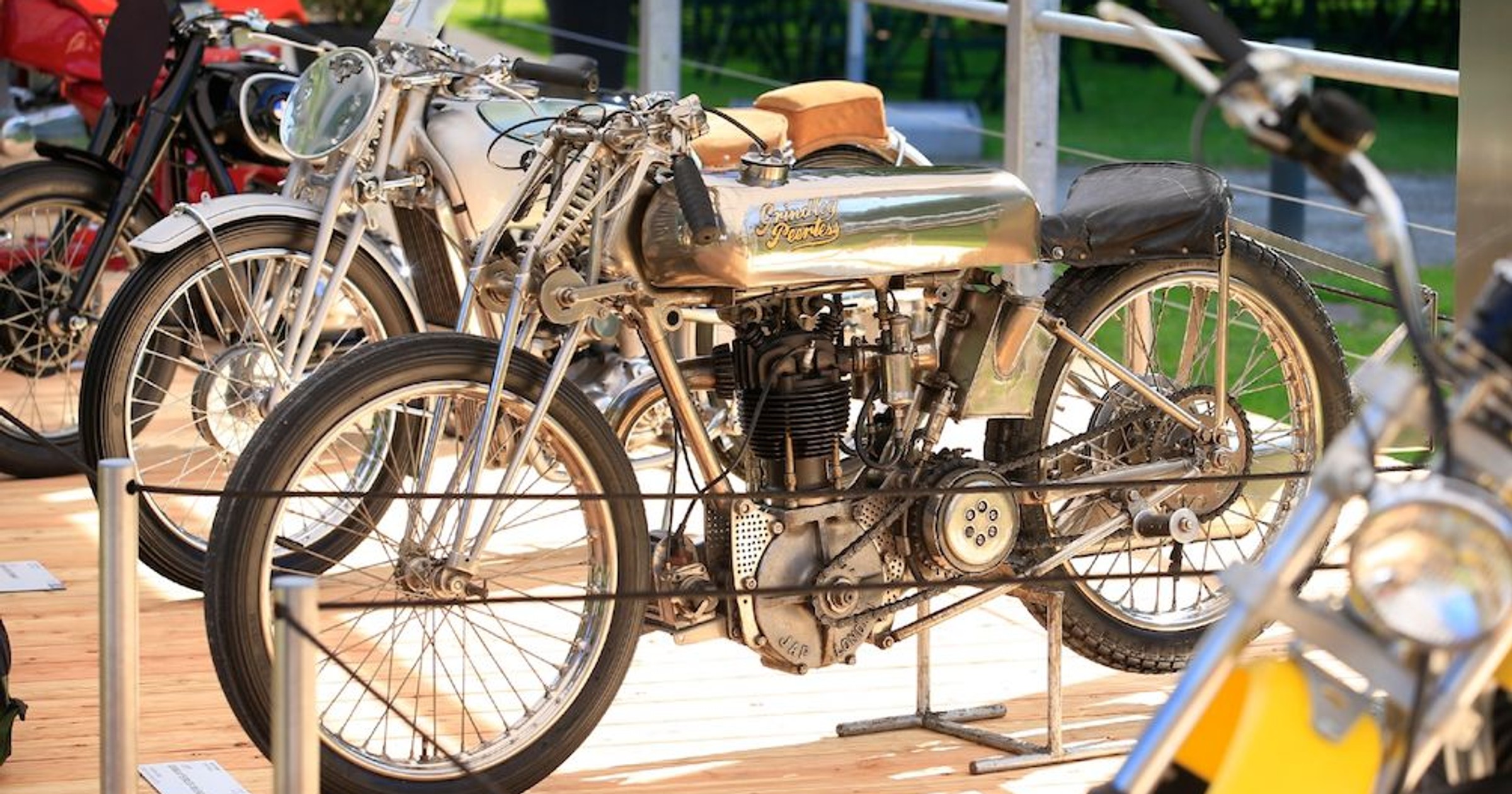 Motocykl Grindlay-Peerless 100 - zwycięzca Concorso d’Eleganza Villa d’Este 2016