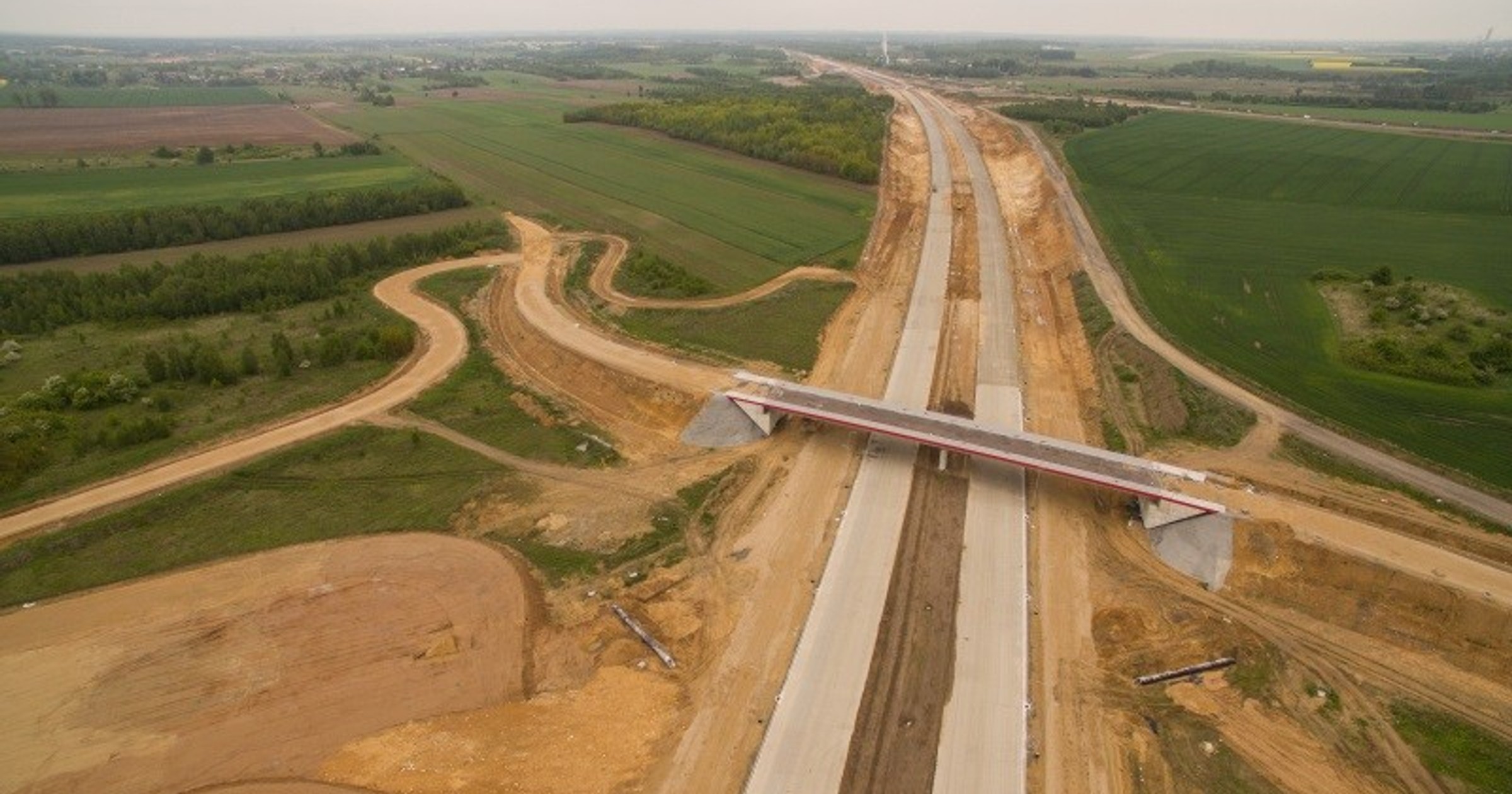 Autostrada A1 w okolicach Częstochowy