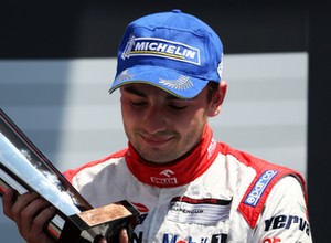 Kuba Giermaziak na podium
