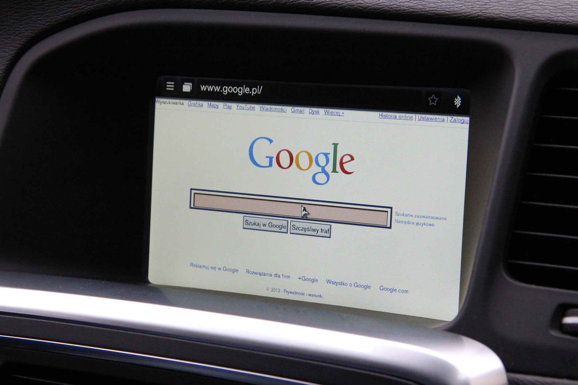 Google w Volvo Sensus