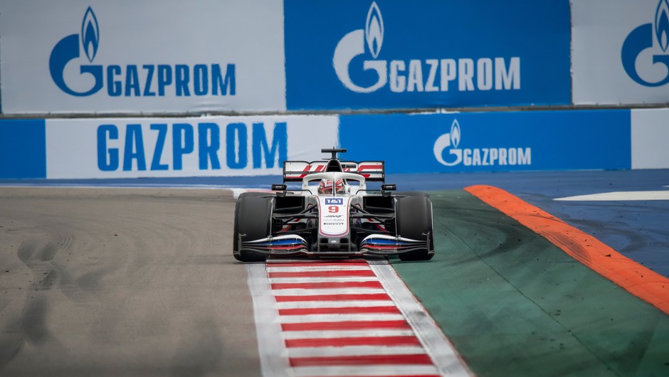 Grand Prix Rosji, Nikita Mazepin w bolidzie zespołu Haas
