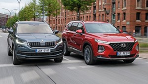 Porównanie dużych SUV-ów: Hyundai Santa Fe kontra Skoda Kodiaq