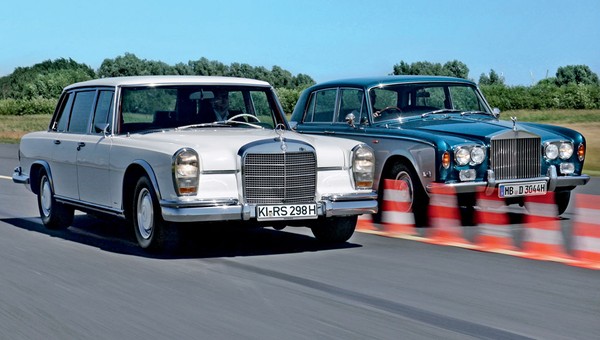 Mercedes 600 kontra Rolls-Royce Silver Shadow - supertechnika czy wyższe sfery?