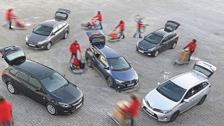 Porównanie pięciu kompaktowych kombi