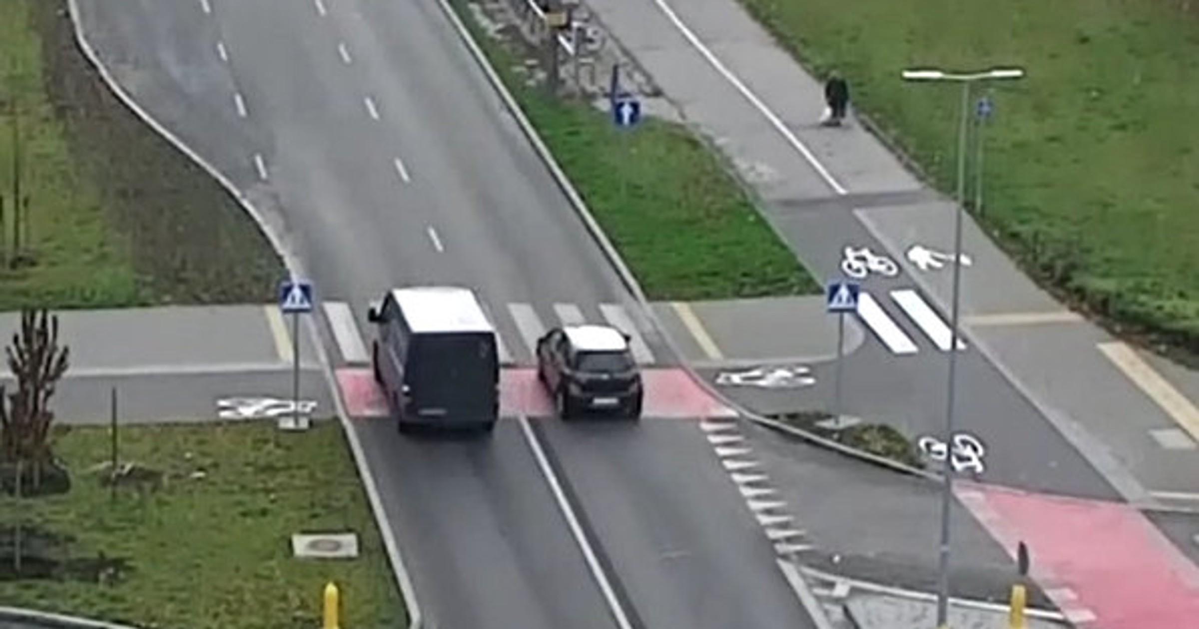 Policyjny dron obserwował zachowanie kierowców w Bydgoszczy