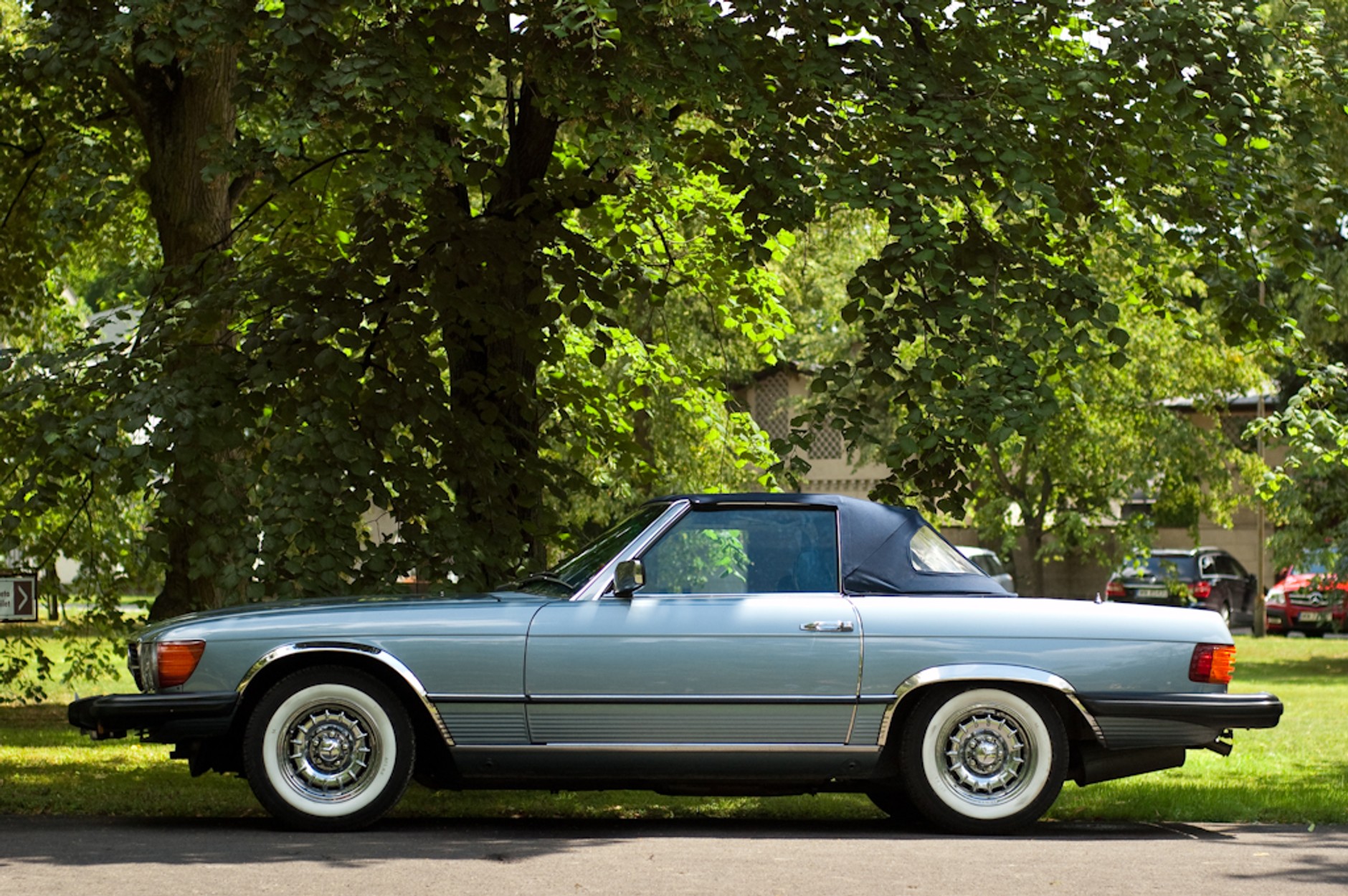 Klasyczne Mercedesy w Wilanowie