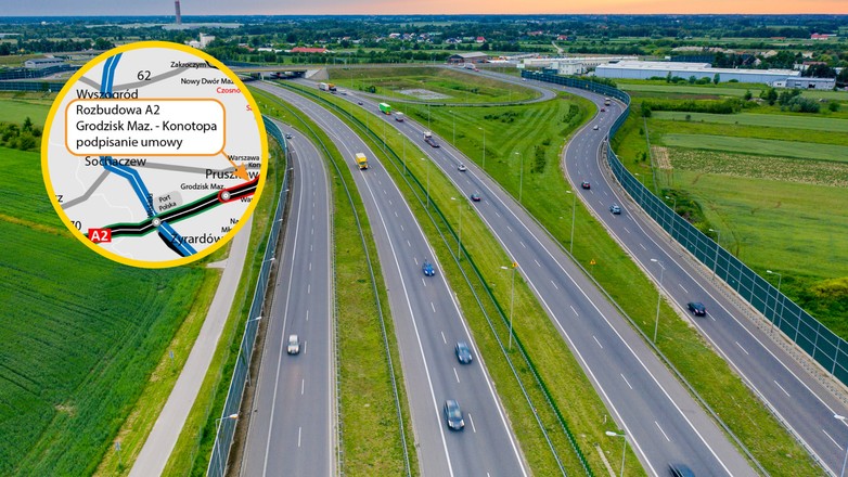Autostrada A2 - rozbudowa o trzeci i czwarty pas