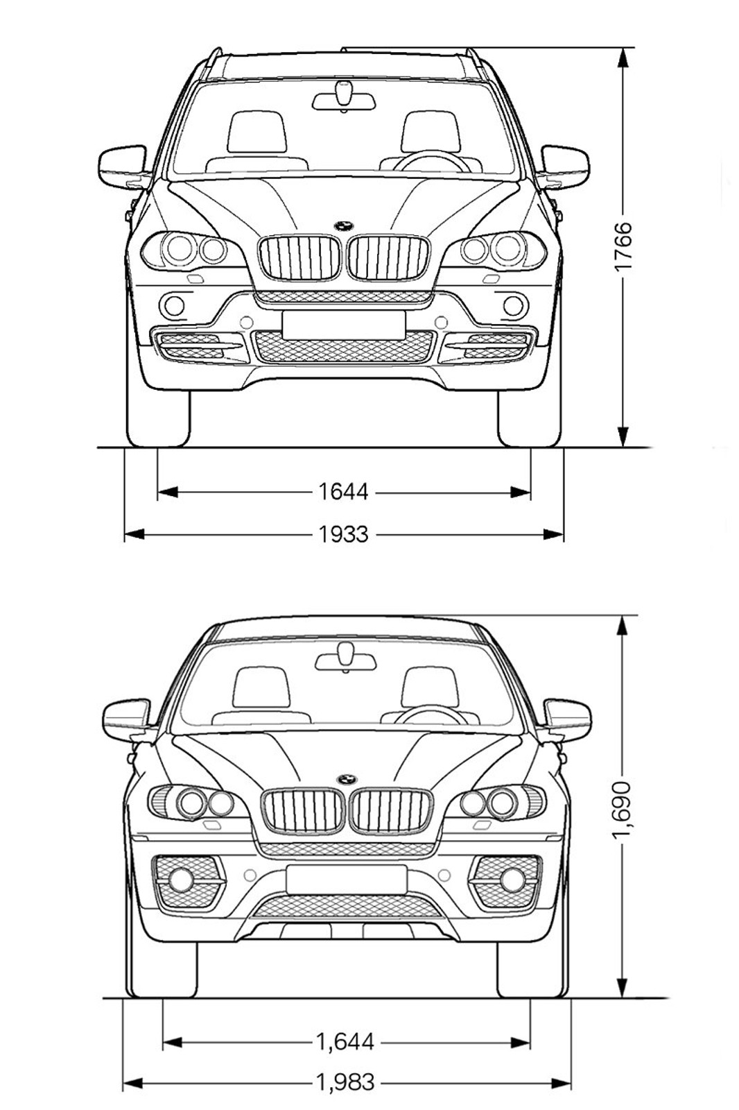 BMW X5 kontra BMW X6: pierwsze statyczne porównanie