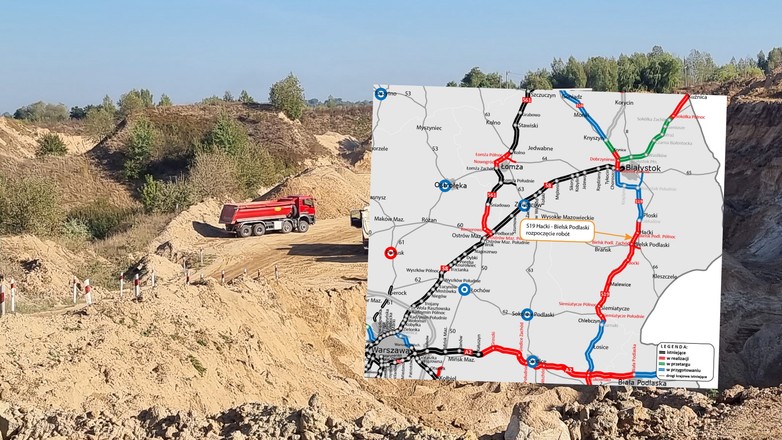 Ruszyły prace przy budowie nowego odcinka drogi ekspresowej