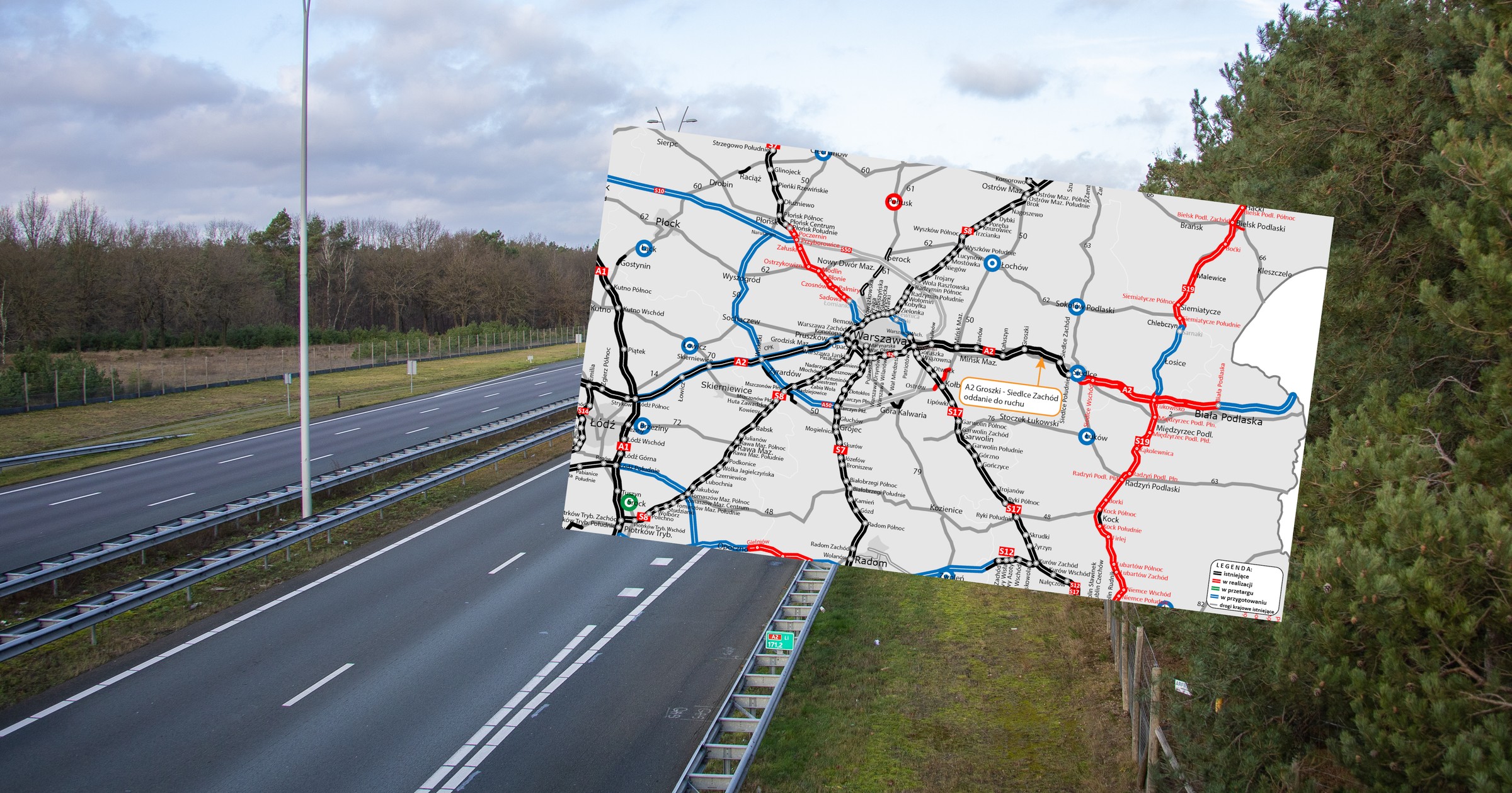 Autostrada A2 do Siedlec - zdj. ilustracyjne