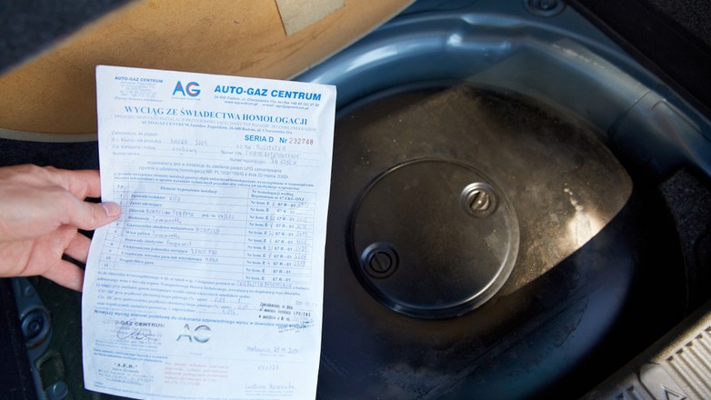 Homologacja butli gazowej