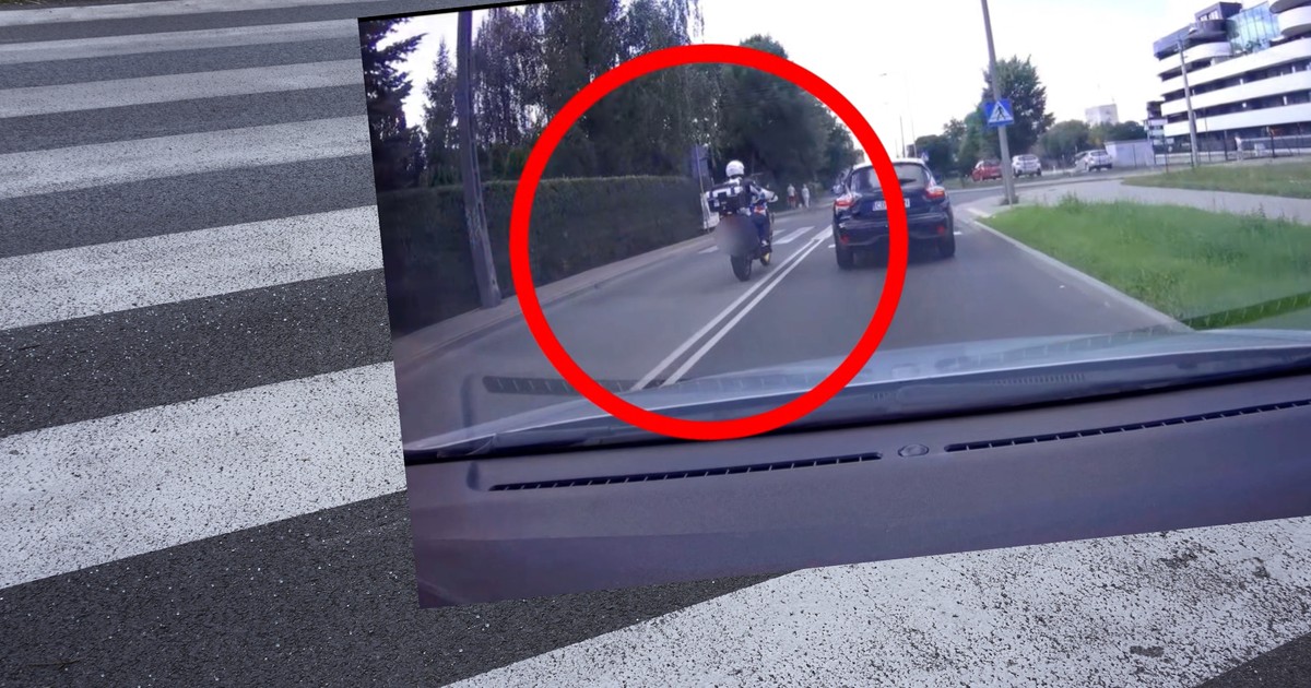 Wykroczenie motocyklisty