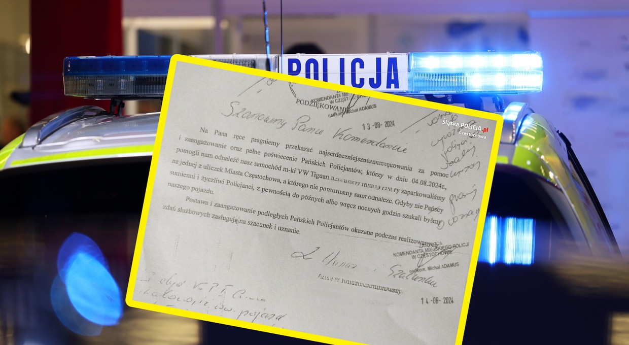 Poszli na mszę i... zgubili samochód. Policjanci szukali go po mieście