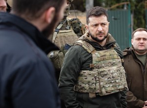 Prezydent Ukrainy Wołodymyr Zełenski uczestniczył w wypadku drogowym