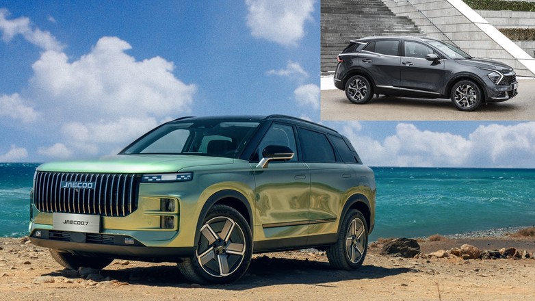 Jaecoo 7 (główne zdjęcie) i Kia Sportage (piąta generacja)