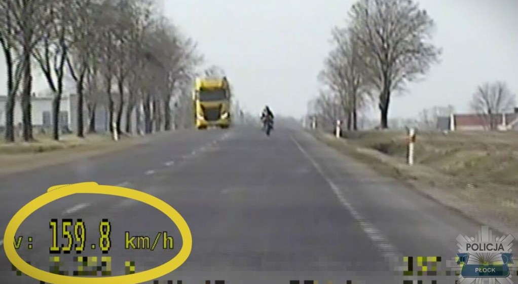 Chciał przepalić motocykl i stracił prawo jazdy