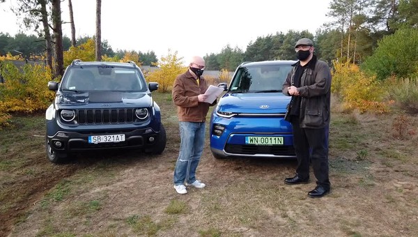 Auta bez ściemy - Kia e-Soul kontra Jeep Renegade Trailhawk 4xe