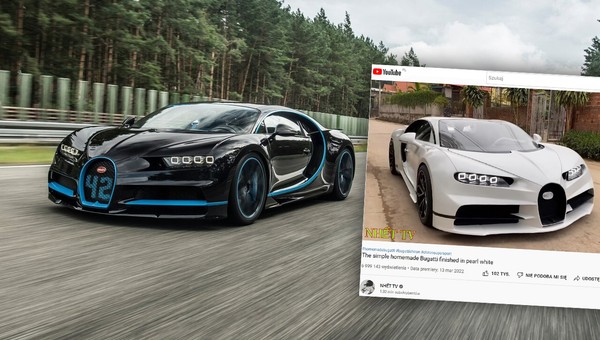 Jak zrobić sobie Bugatti Chiron w domu? Przydatny poradnik wideo prosto z Wietnamu!