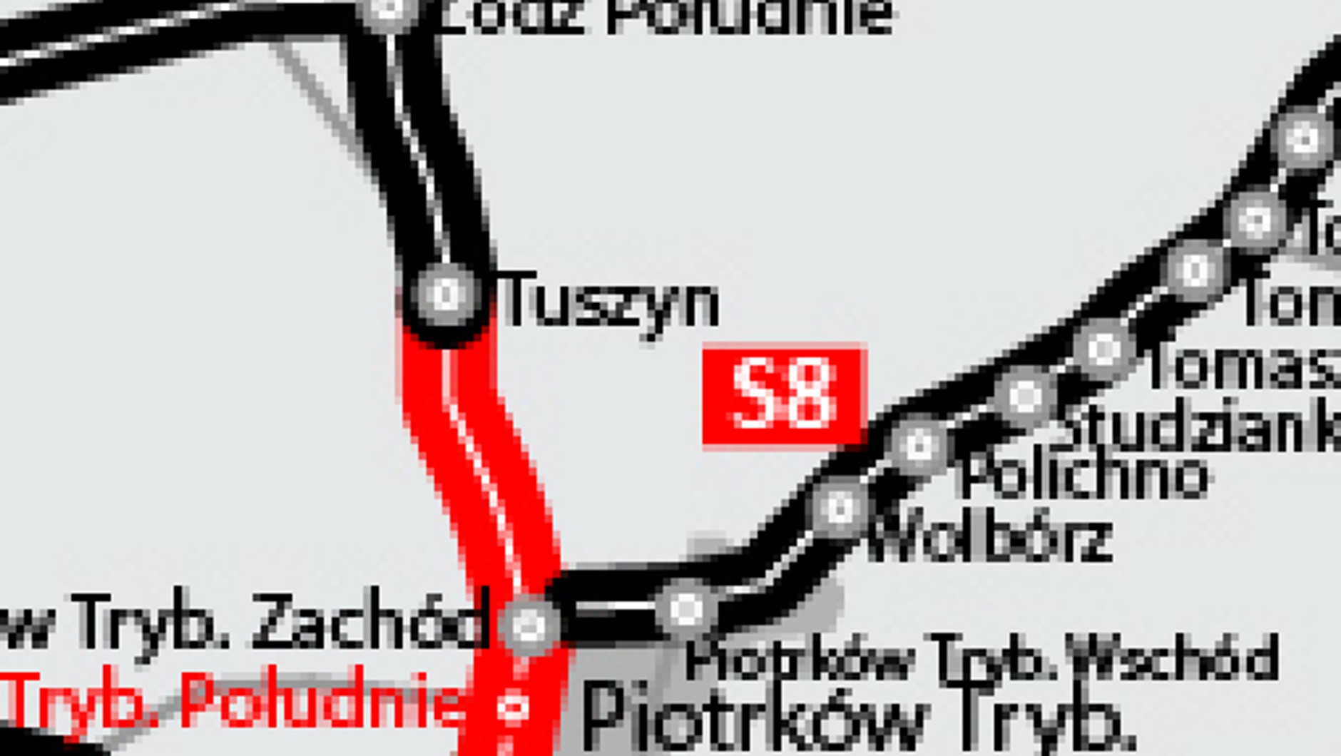 Autostrada A1 w województwie łódzkim
