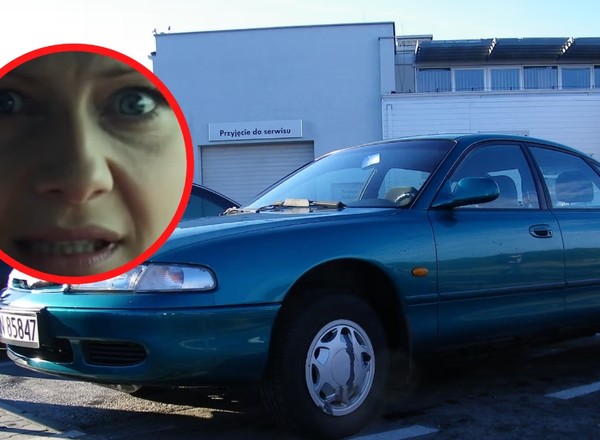 Mazda, którą Hanka Mostowiak z "M jak Miłość" wjechała w kartony, znów na sprzedaż