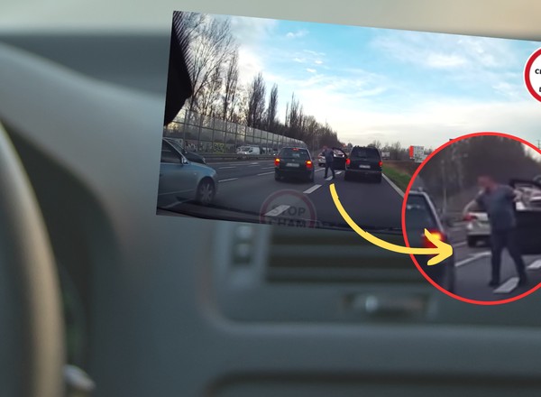 Kierowca Forda stracił cierpliwość. Padły groźby, ale to nie był koniec
