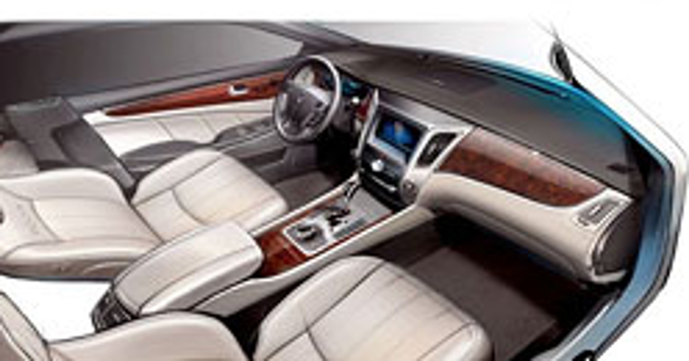 Hyundai Equus: nowy szkic wnętrza