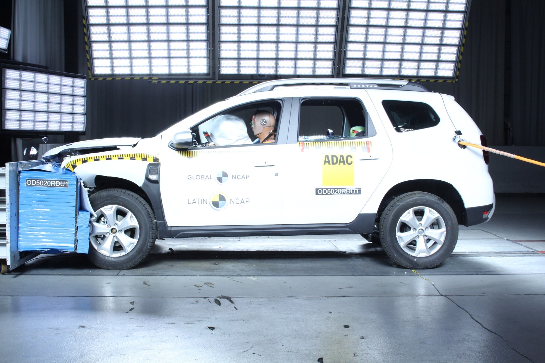 Test zderzeniowy Latin NCAP - Renault Duster