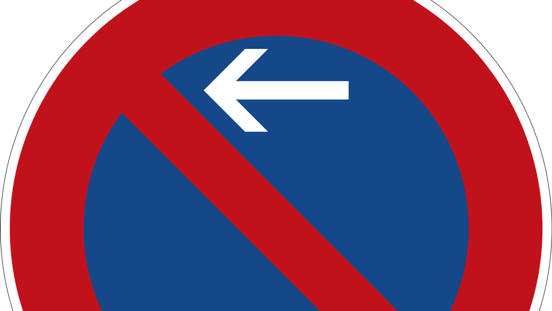 Niemiecki znak 286-10 - Zakaz postoju