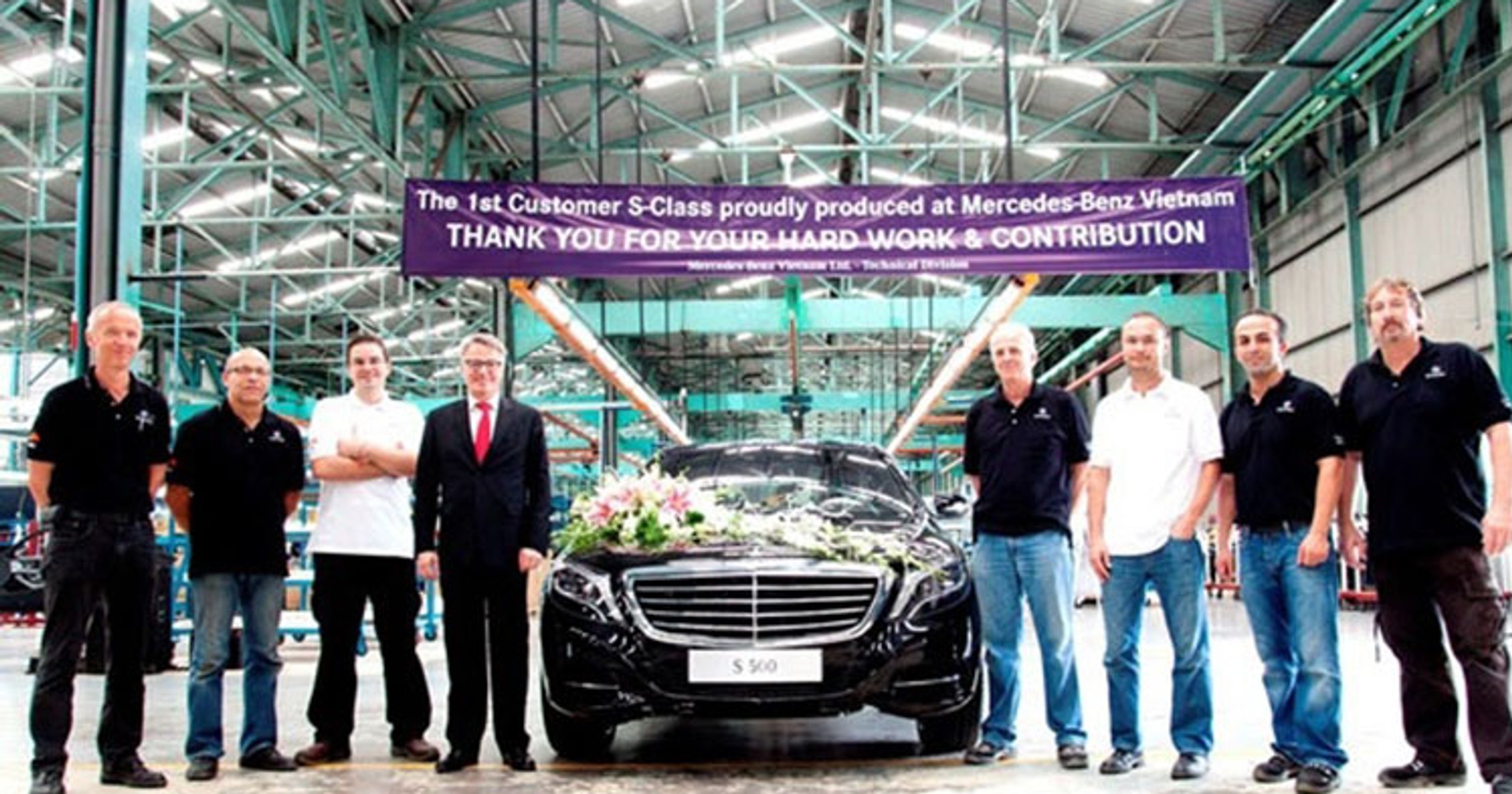 Mercedes klasy S z Wietnamu