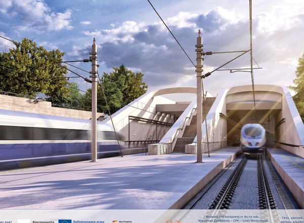 Z Warszawy do Łodzi w 40 minut. A po drodze będzie aż 10-kilometrowy tunel